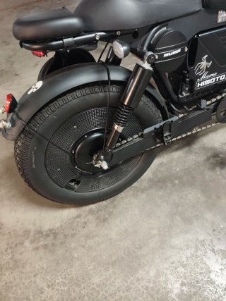 Bicicleta eléctrica  black warrior americana