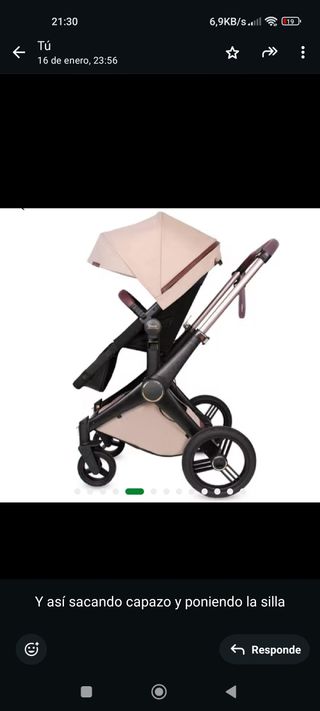 Carrito bebe Roberto Verino