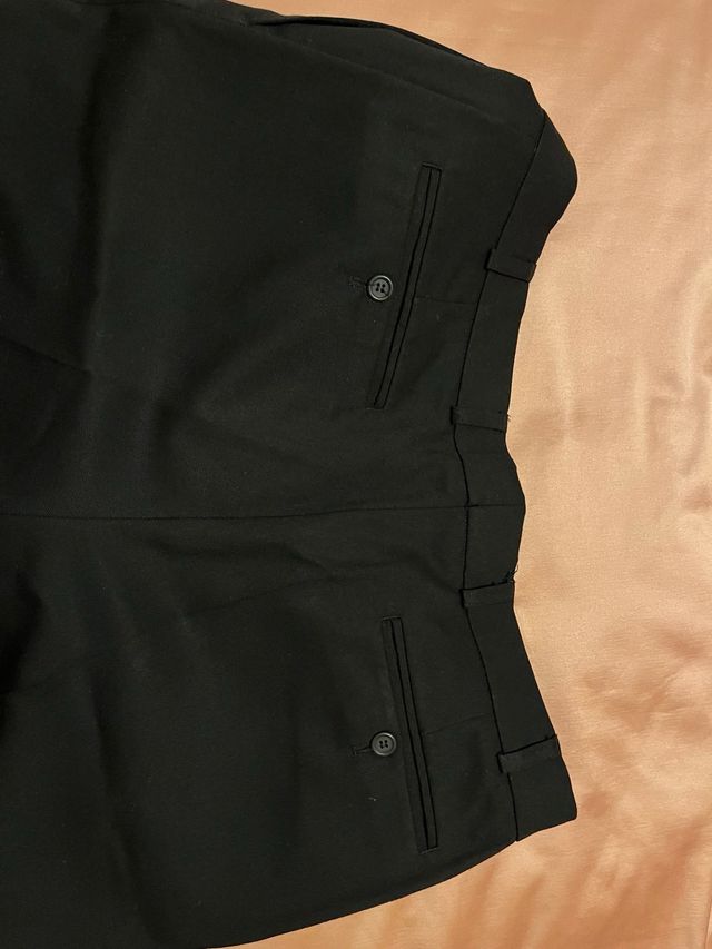 Pantalone sartoriale uomo nero Vinci