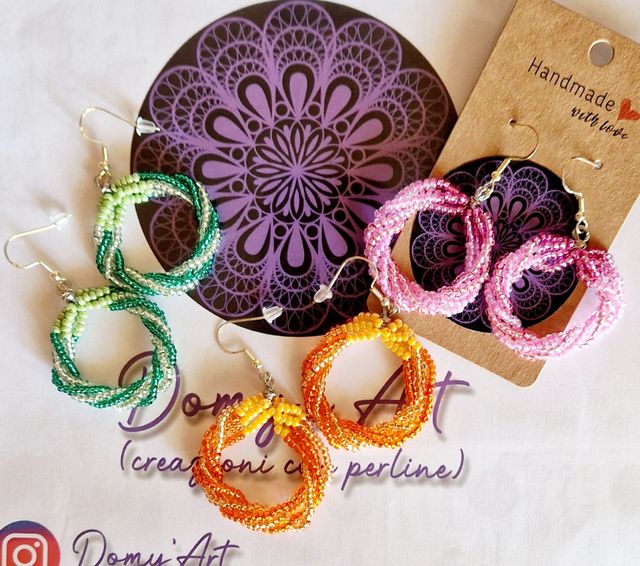 Offertissima orecchini fatti a mano