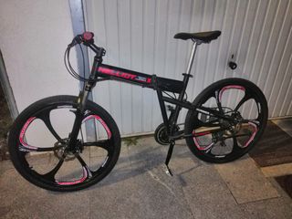 Bicicleta montaña plegable 