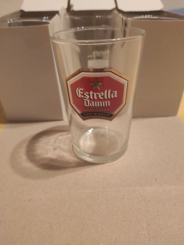 Vasos caña Estrella Damm