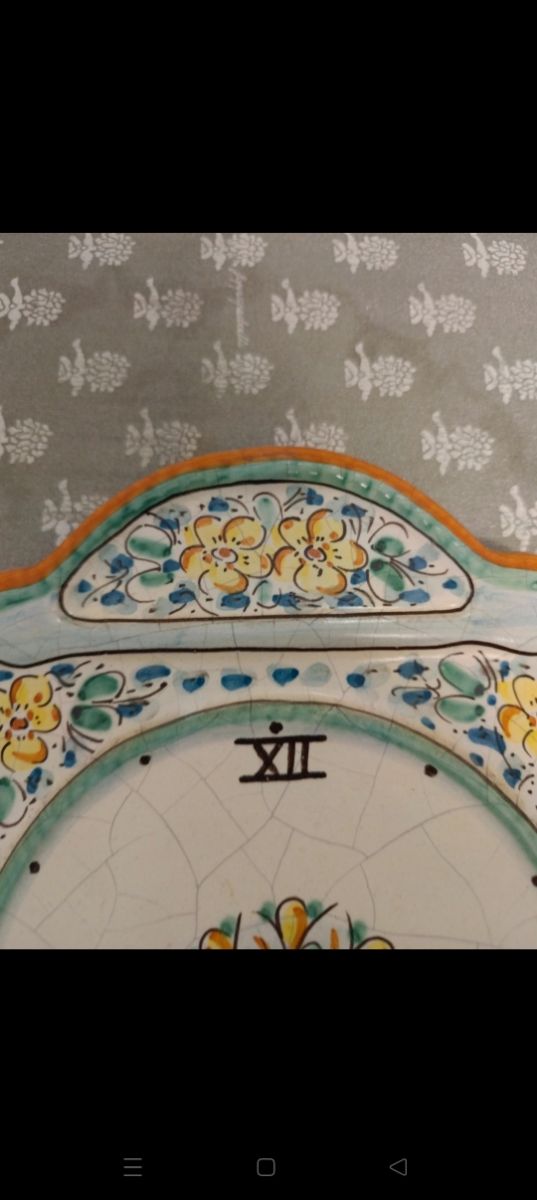 Orologio in ceramica di Caltagirone