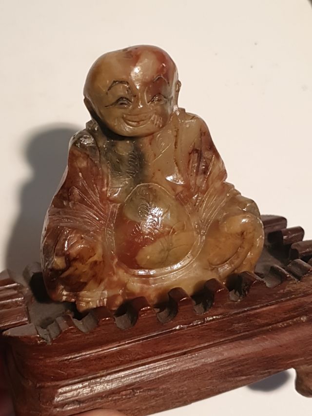 Buda tallado en Ágata antiguo.