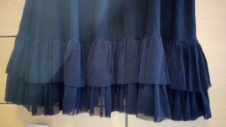 Vestito elegante nero con spallina sottile
