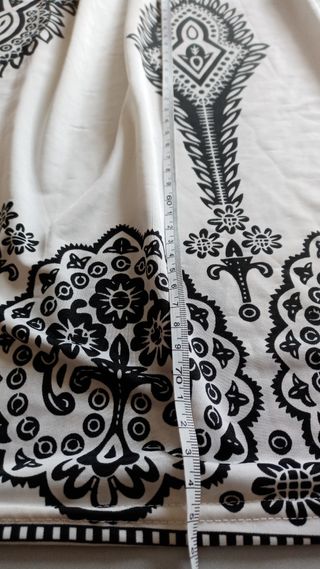 Vestito elegante bianco e nero