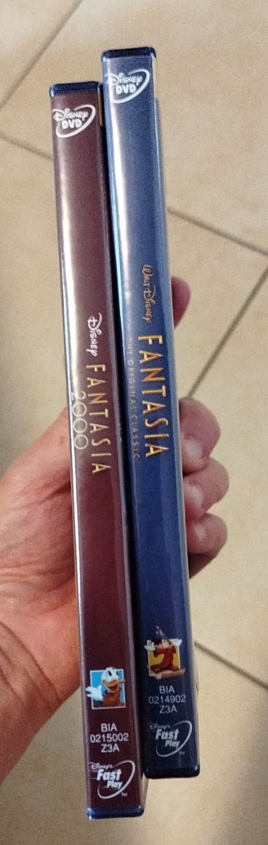 DVD Disney Fantasia e Fantasia 2000