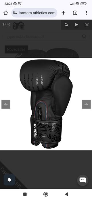 Guantes de Muay Thai marca Phantom
