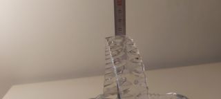 Cesta y joyero cisne cristal