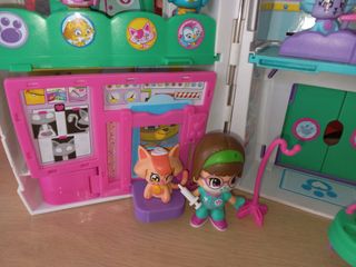 Lote pinypon hospital y ambulancia