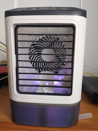 Ventilador con luces ambientales