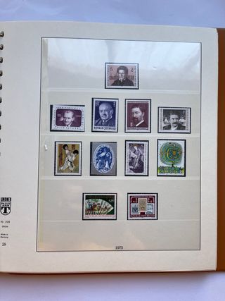 Álbum Sellos Austria 1975/1985 Nuevos MNH