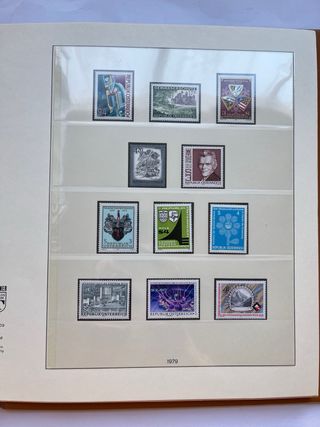 Álbum Sellos Austria 1975/1985 Nuevos MNH