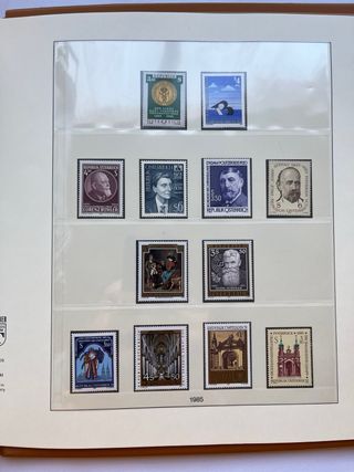Álbum Sellos Austria 1975/1985 Nuevos MNH