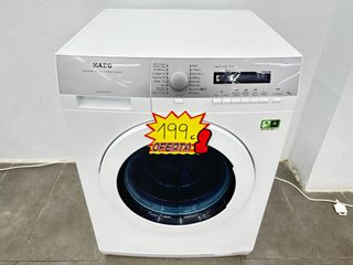 LAVADORA AEG 9 KILOS 1400 RPM. GARANTIA. LLEVO