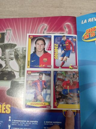 Álbum plancha FC Barcelona Panini