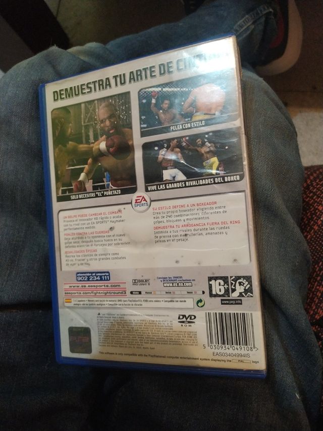 juego ps2 fight night round3