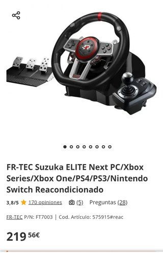 VOLANTE FR-TEC SUZUKA WHEEL ELITE.