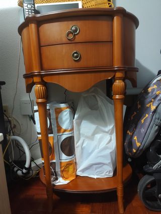 Mueble recibidor madera