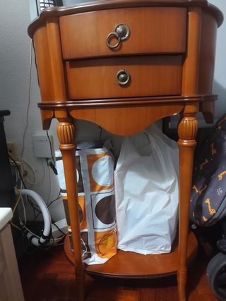 Mueble recibidor madera