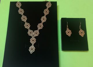 Conjunto vintage cobre
