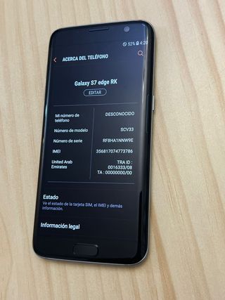 Samsung S7edge 32GB libre . 4GLTE