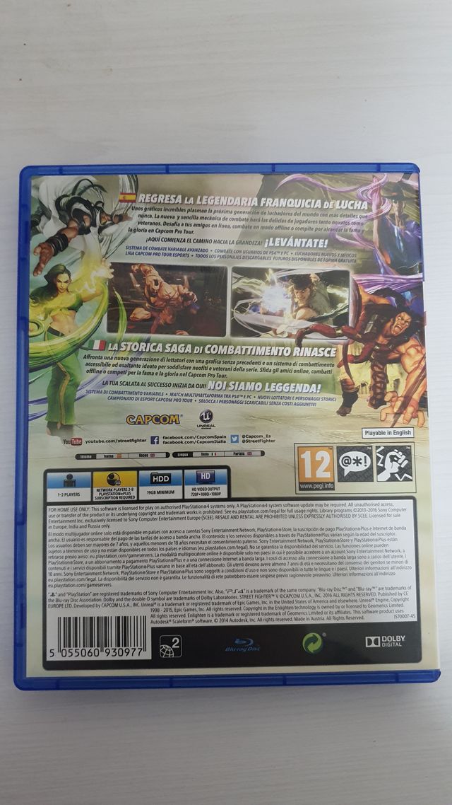 Street Fighter V PS4