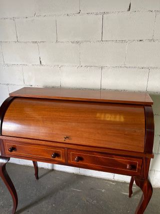 ✅escritorio madera maciza RESTAURADA