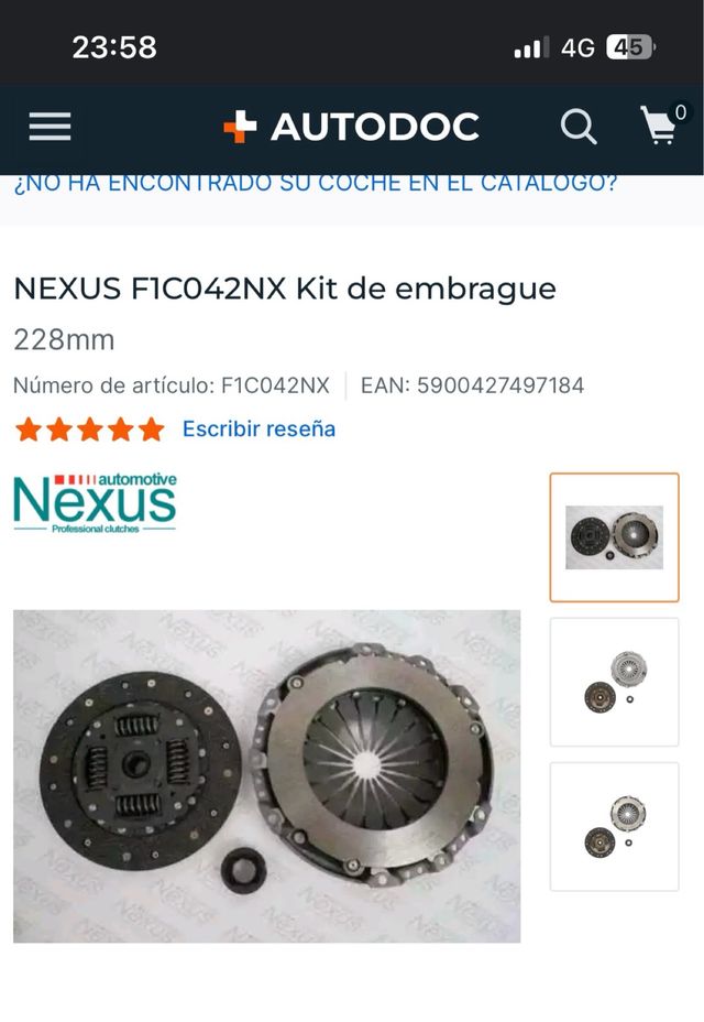 NEXUS Kit de embrague