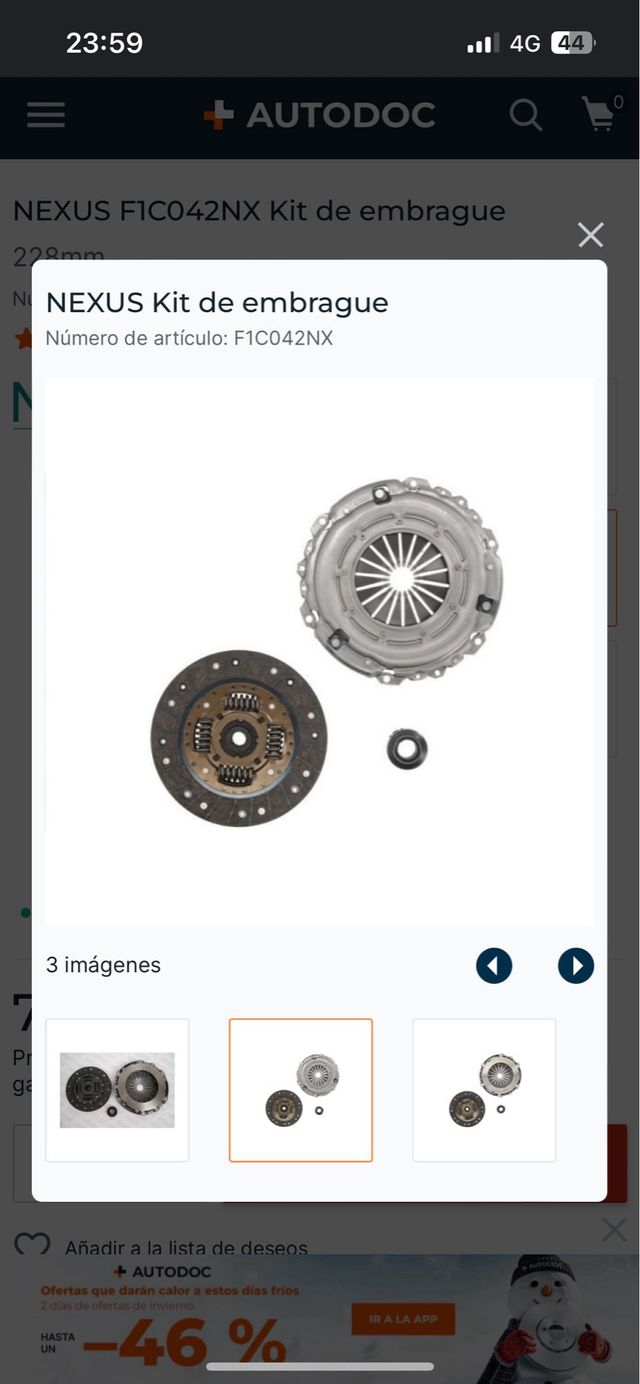NEXUS Kit de embrague