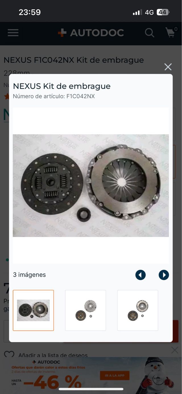 NEXUS Kit de embrague