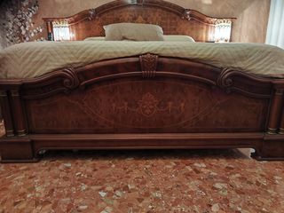 Dormitorio clásico marquetería
