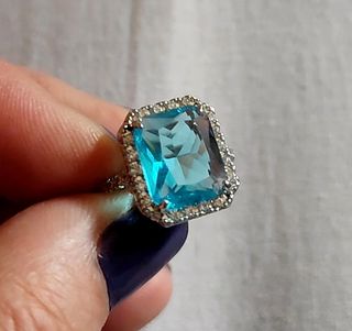 ANILLO CIRCONITA AGUAMARINA