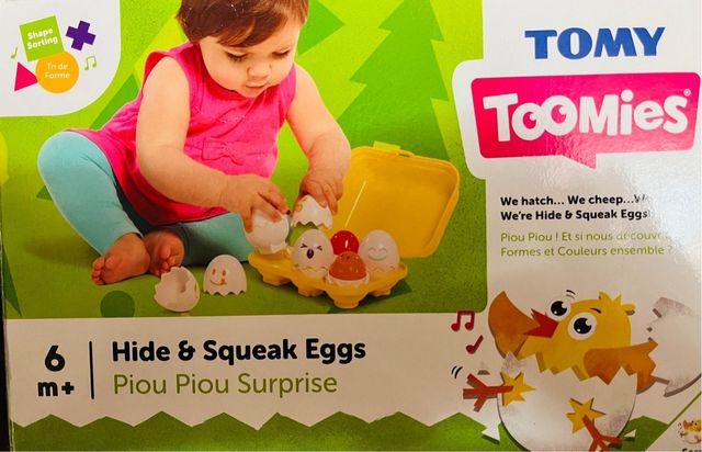 Tomy Set de huevos encajables con su caja original