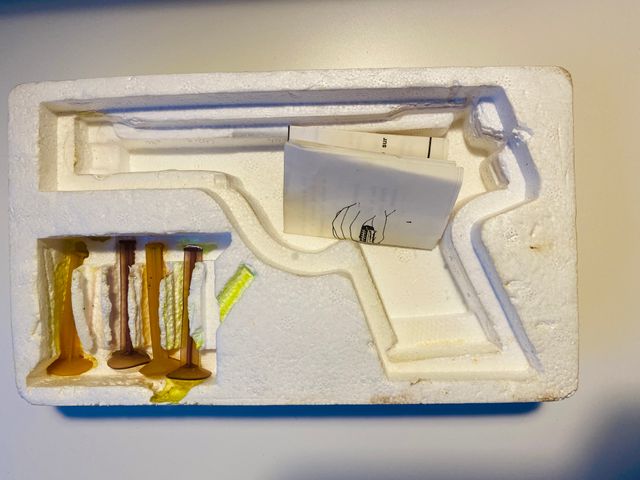 Pistola de juguete vintage.