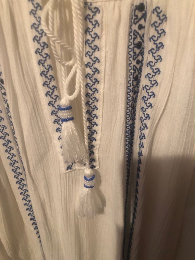 Blusa punto de cruz Punto Roma