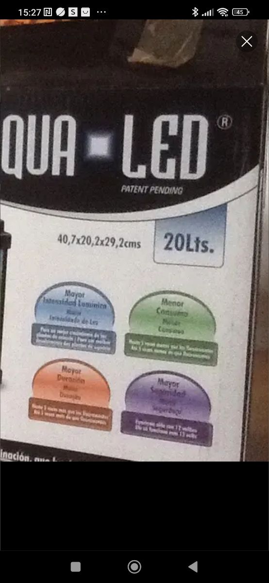 Pack Pecera Acuario AquaLed