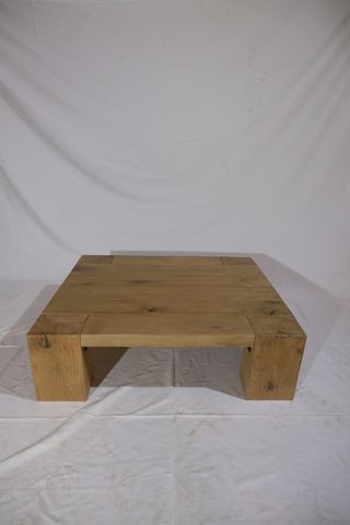 Taula centre roure - Mesa centro roble