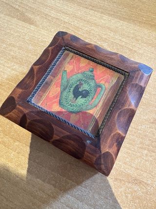 Scatola in legno vintage