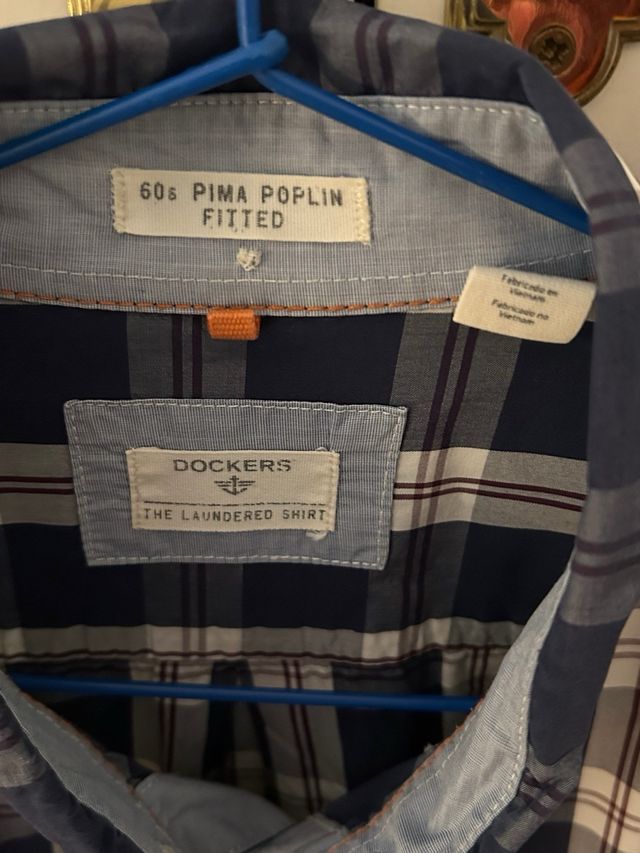 Camisa cuadros Dockers talla M