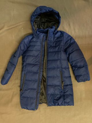 Giaccone da sci con cappuccio per bambina