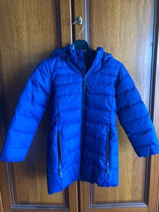 Giaccone da sci con cappuccio per bambina