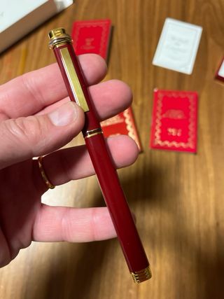 Penna Cartier Venom rosso oro