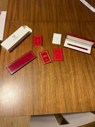 Penna Cartier Venom rosso oro