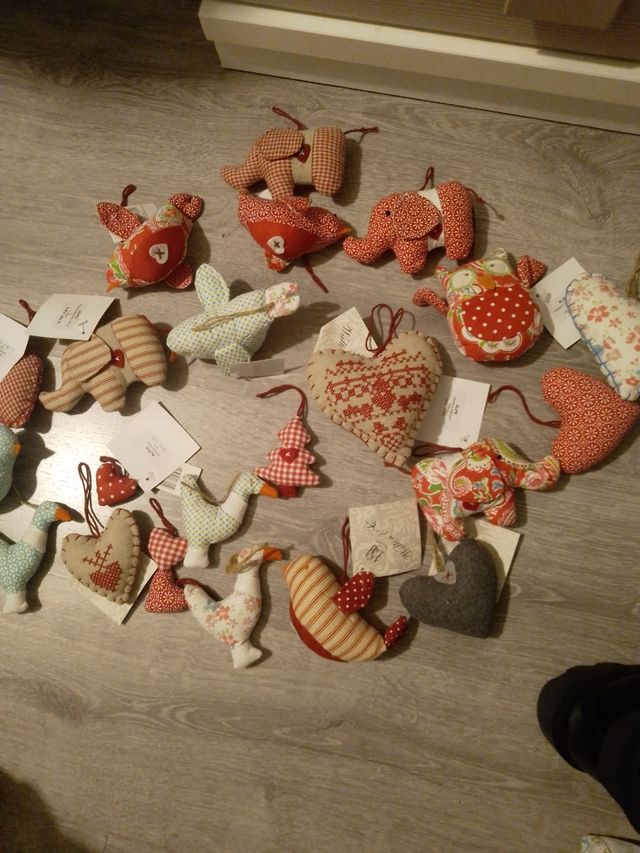 Lote colgadores puertas o adornos arbol de navidad