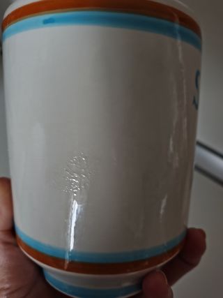 Vintage Deruta barattolo ceramica