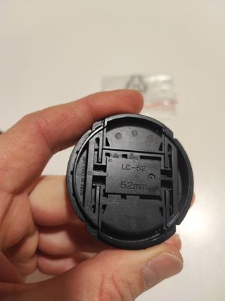Objetivo 52 mm filtro+tapas
