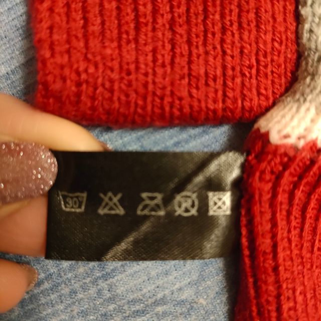 Sciarpa e berretto bambino rossa