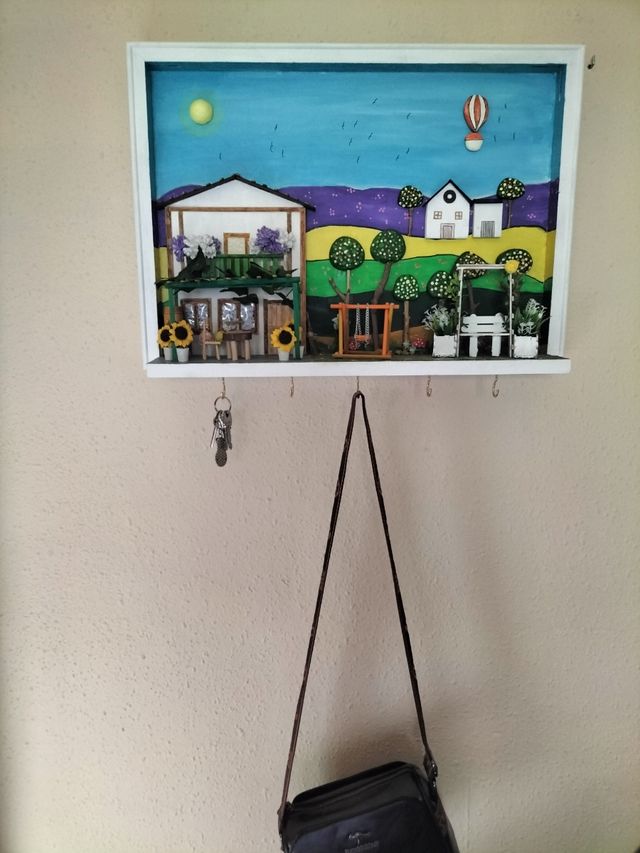 PORTALLAVES MADERA PINO MASÍA DE CAMPO