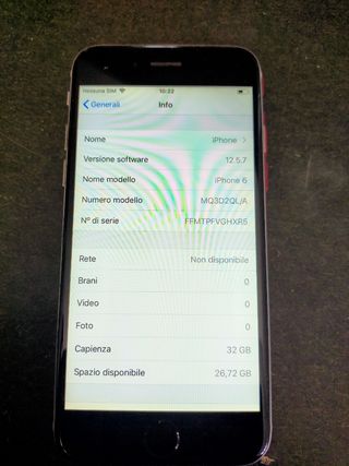 iPhone 6 grigio argento 32 Gb 